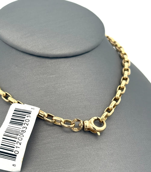 Roberto Coin 18k Yellow Gold Fine Gauge Square Link Chain 5310136AY170