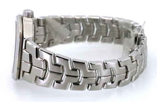 TAG Heuer LINK Date Quartz Mother-of-Pearl Diamond Dial Stainless Steel Watch 32mm, WBC1312.BA0600, S17041