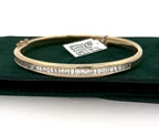 18k Yellow Gold 3.75CT Diamond Ladies Bangle Bracelet, 36.7gm, S16655