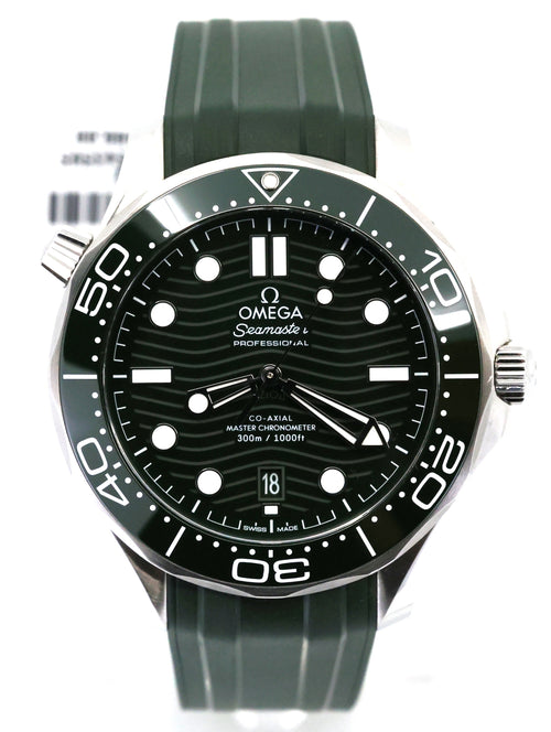 Omega Seamaster Diver 300M Green Dial 42mm, 210.32.42.20.10.001, S17072 (Pre-owned)