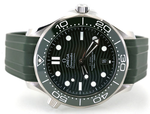 Omega Seamaster Diver 300M Green Dial 42mm, 210.32.42.20.10.001, S17072 (Pre-owned)