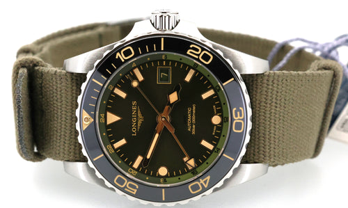 Longines HydroConquest GMT 41mm Men's Watch, L3.790.4.06.2, L37904062