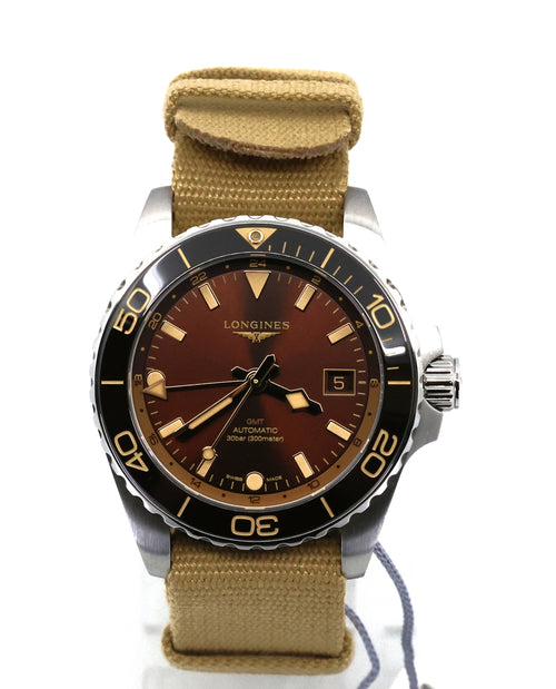 Longines HydroConquest GMT 41mm Men's Watch, L3.790.4.66.2, L37904662