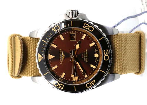 Longines HydroConquest GMT 41mm Men's Watch, L3.790.4.66.2, L37904662