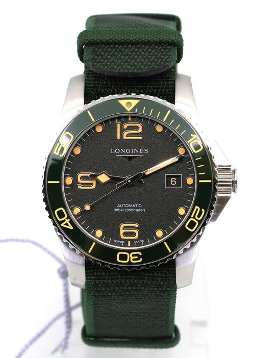 Longines HydroConquest GMT 41mm Men's Watch, L3.781.4.05.2, L37814052