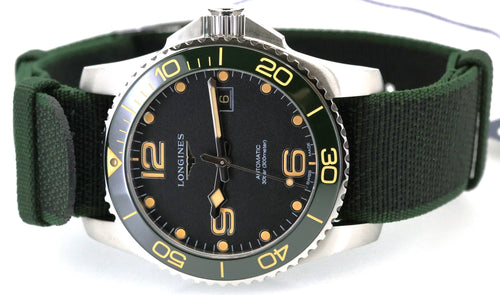 Longines HydroConquest GMT 41mm Men's Watch, L3.781.4.05.2, L37814052