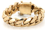 10k Yellow Gold Men's Miami Cuban Link Bracelet 257.2g, 9", S109087