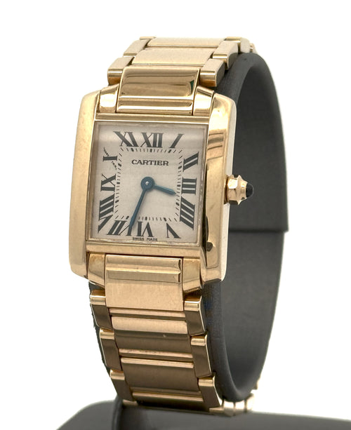 Cartier Tank Française Lady Small 2385 18K Watch (Pre-owned)