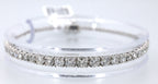 10k White Gold 3.50 CT Diamond Bolo Bracelet, 9.5g, S17081