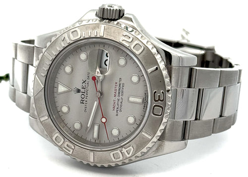 Pre-Owned Rolex Yacht-Master 116622 Platinum Bezel 40mm Watch, S108139