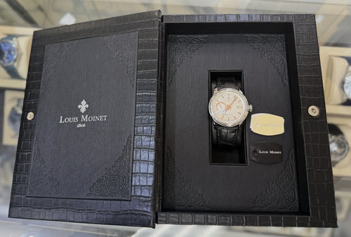Louis Moinet Mecanograph 1806 LM55.10 Automatic Stainless Steel Watch (Pre-owned)