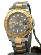 Pre-Owned Rolex Yacht-Master 168623 Yellow Gold & Steel 35mm Midsize Watch, S106789