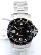 Longines HydroConquest Quartz 41mm Black Dial Stainless Steel Men's Watch L3.740.4.56.6, L37404566