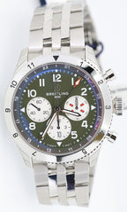 Breitling Super AVI B04 Chronograph GMT 46mm Curtiss Warhawk AB04452A1L1A1, S17098