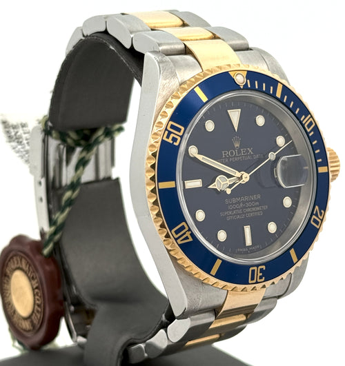 Pre-Owned Rolex Submariner Date 16613, 18k Gold & Stainless Steel Watch, S106419