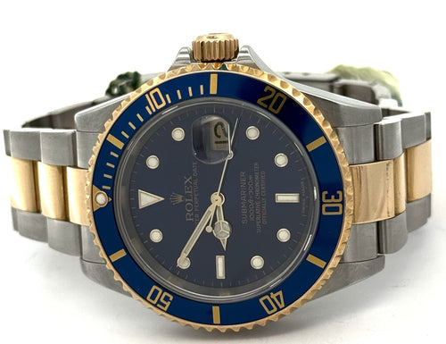 Pre-Owned Rolex Submariner Date 16613, 18k Gold & Stainless Steel Watch, S106419