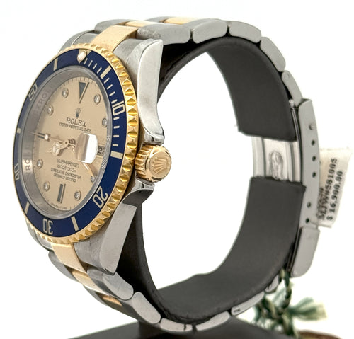 Pre-Owned Rolex Submariner Date 16613, 18k Gold & Stainless Steel Watch, S105250