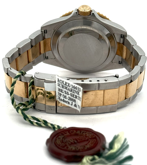 Pre-Owned Rolex Submariner Date 16613, 18k Gold & Stainless Steel Watch, S105250