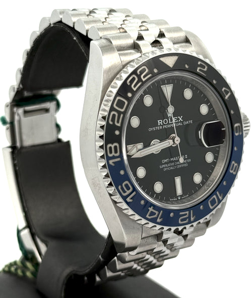 Pre-Owned Rolex GMT-Master II 126710BLNR Batgirl, Stainless Steel Watch 40mm, S108312