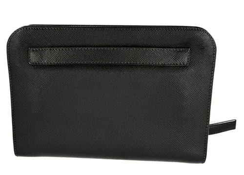 Prada clutch bag leather