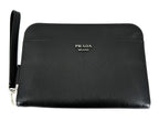 Prada clutch bag leather