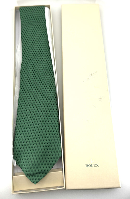 Rolex Tie Green Monogram Crown Authentic Original