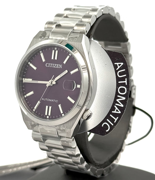 Citizen TSUYOSA Automatic Stainless Steel Purple dial 37mm Watch, NJ0200-50W