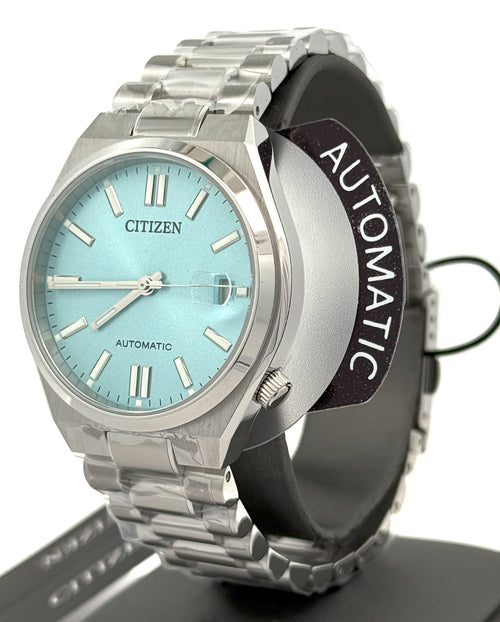 Citizen TSUYOSA Automatic Stainless Steel Blue Dial 37mm Watch, NJ0200-50L