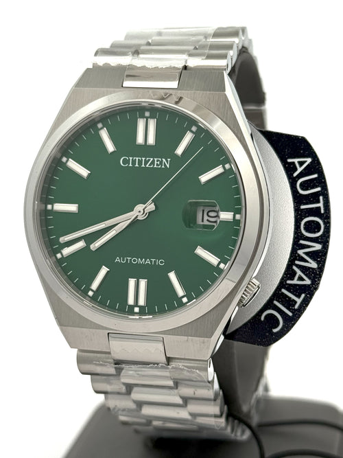 Citizen TSUYOSA Automatic Stainless Steel Green Dial 40mm Watch, NJ0150-56X