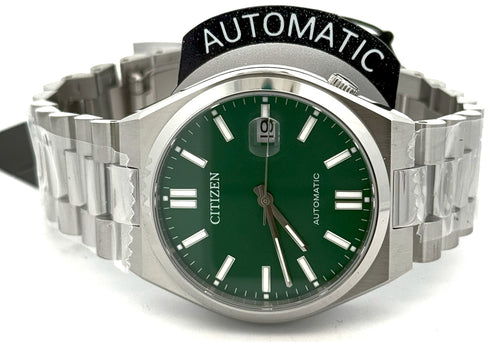 Citizen TSUYOSA Automatic Stainless Steel Green Dial 40mm Watch, NJ0150-56X