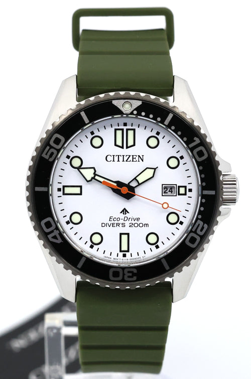 Citizen Promaster Dive White Dial 40.6mm, BN0265-00A, Box/Card