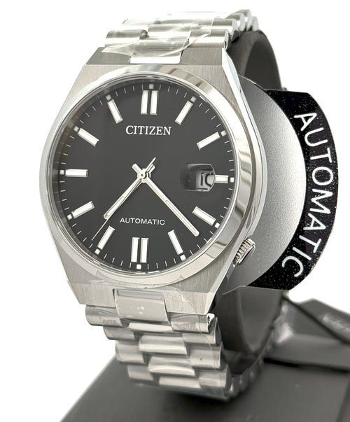 Citizen TSUYOSA Automatic Stainless Steel Black Dial 40mm Watch, NJ0150-56E