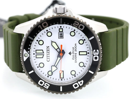 Citizen Promaster Dive White Dial 40.6mm, BN0265-00A, Box/Card