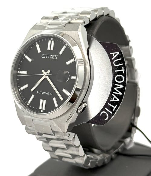 Citizen TSUYOSA Automatic Stainless Steel Black Dial 40mm Watch, NJ0150-56E