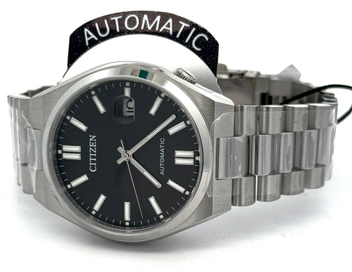 Citizen TSUYOSA Automatic Stainless Steel Black Dial 40mm Watch, NJ0150-56E