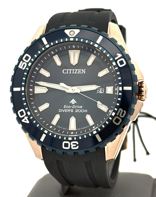 Citizen Promaster Dive Dark Blue Dial 45mm Watch, BN0196-01L