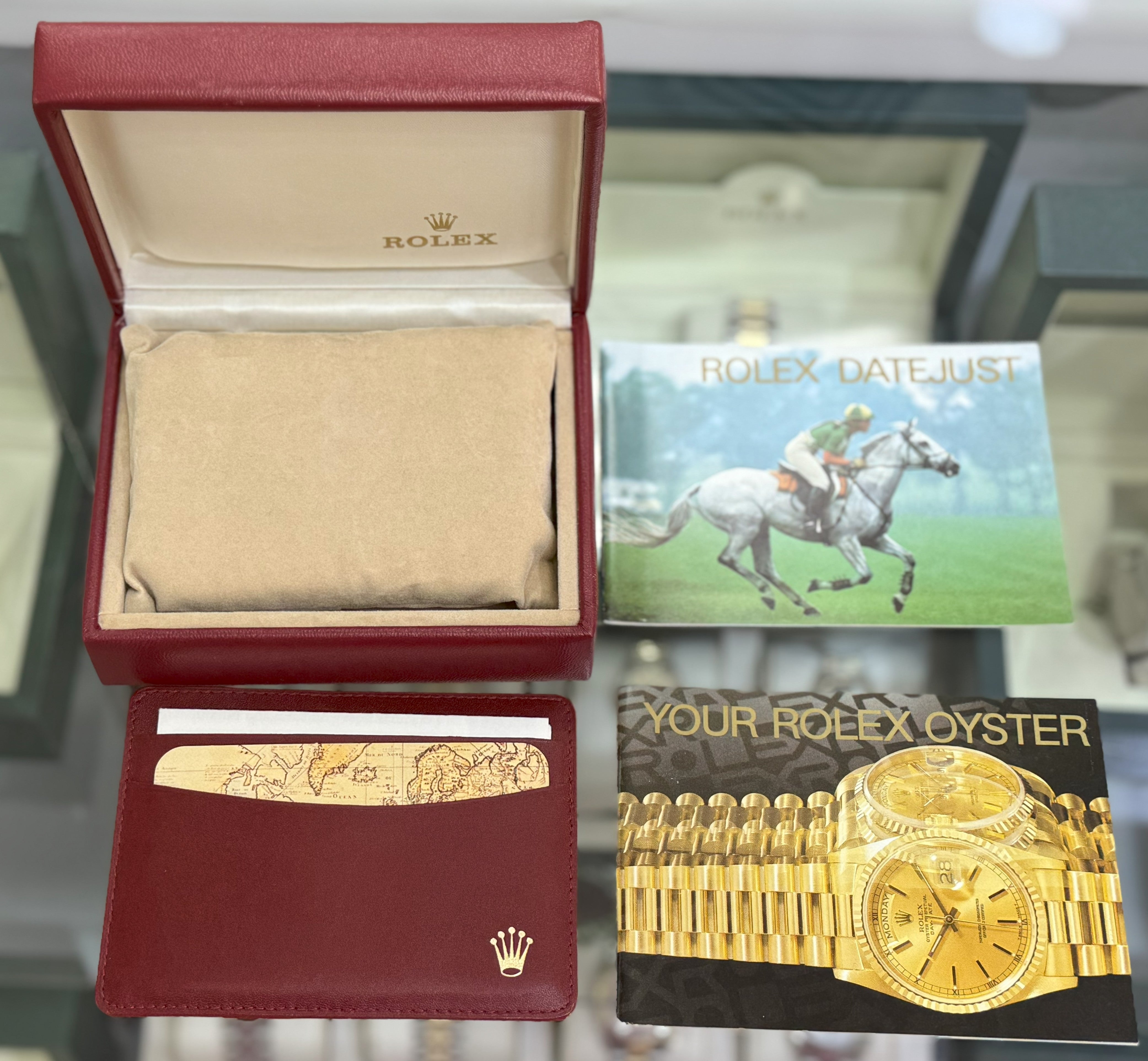 VINTAGE ROLEX WATCH BOX MONTRES ROLEX S.A.GENEVE SUISSE 14.00.02 (Pre-