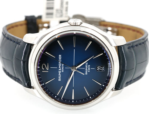 Baume & Mercier Clifton MOA10771 Automatic 39mm Men's Watch, S17135 Box/Card