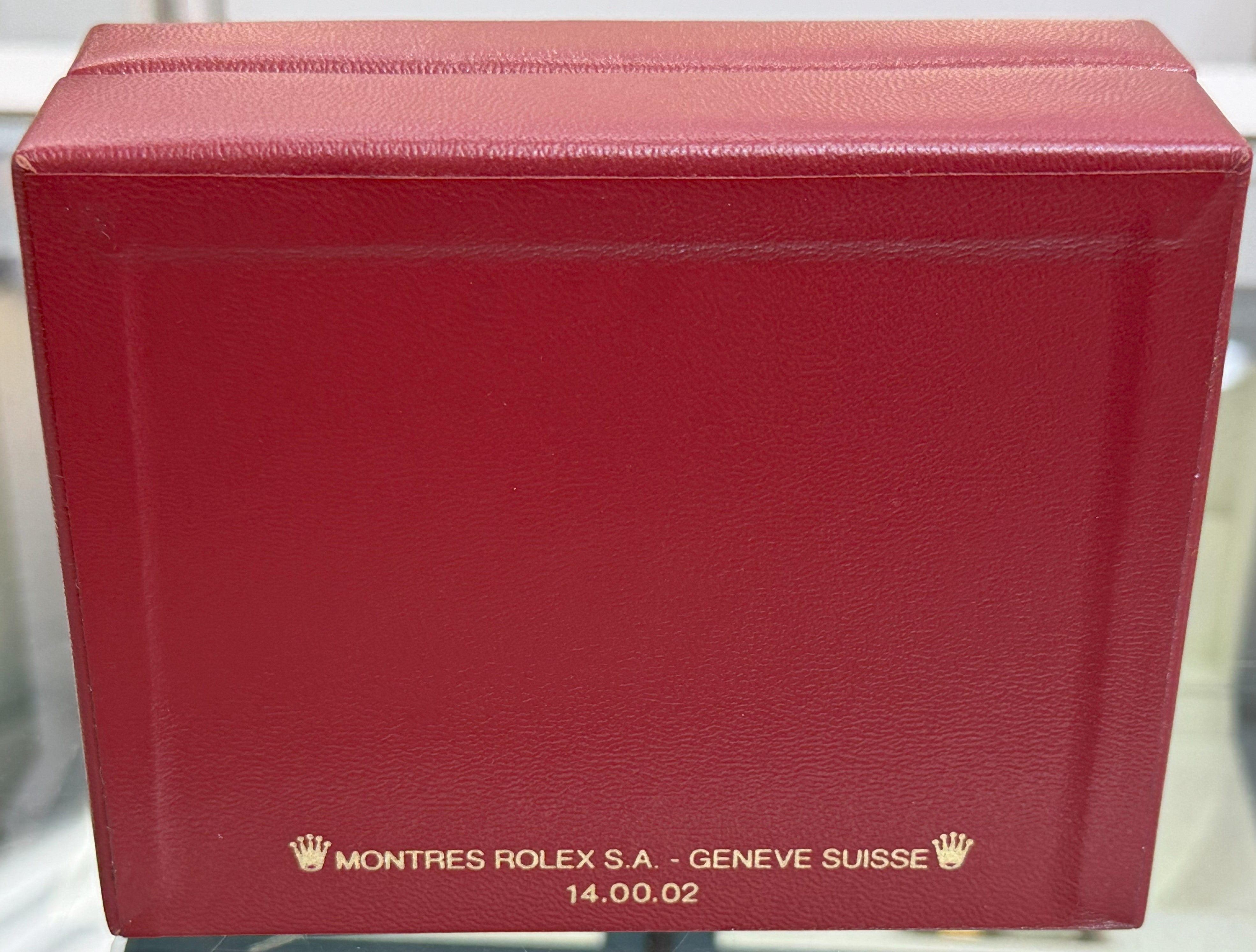 Rolex 腕時計用空箱　s.a geneve suisse 14.00.02 VINTAGE ROLEX WATCH BOX MONTRES ROLEX S.A.GENEVE SUISSE 14.00.02 (Pre-