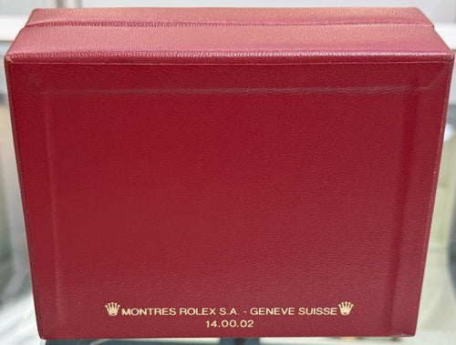 VINTAGE ROLEX WATCH BOX MONTRES ROLEX S.A.GENEVE SUISSE 14.00.02 (Pre-owned)