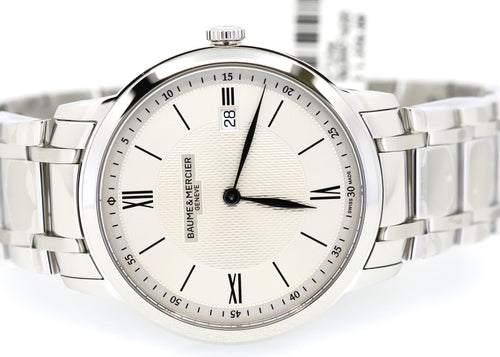 Baume & Mercier Classima M0A10883 Quartz Silver Dial Men's 40mm Watch, S17134
