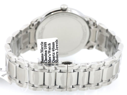 Baume & Mercier Classima M0A10883 Quartz Silver Dial Men's 40mm Watch, S17134