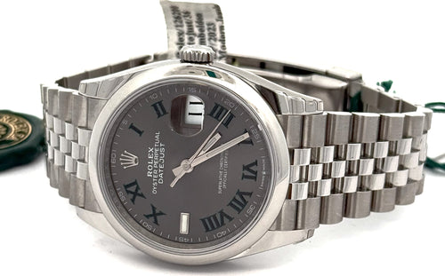 Pre-Owned Rolex Datejust 36mm SS Watch 126200 Smooth bezel, S15809
