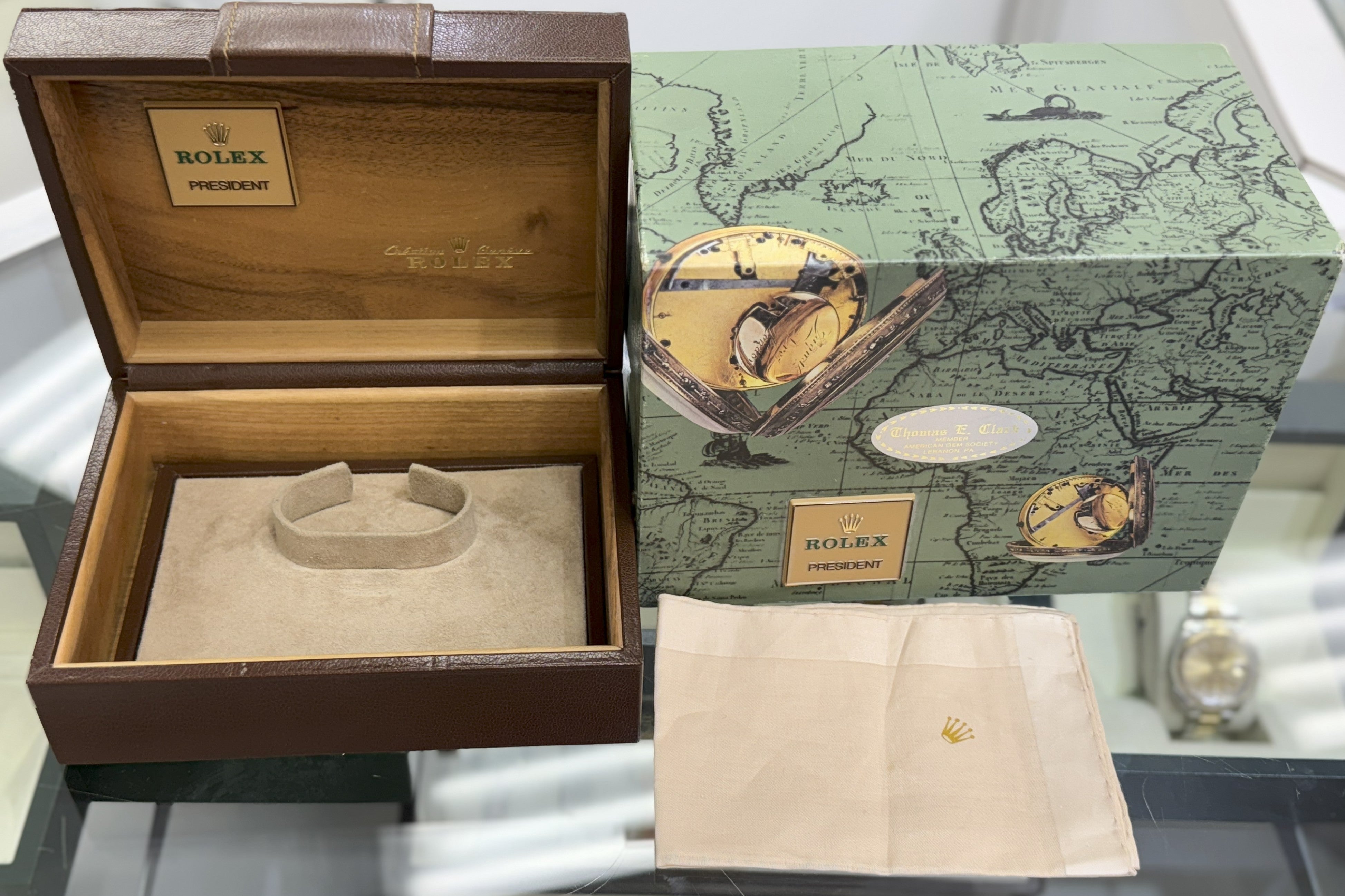 VINTAGE ROLEX WATCH BOX MONTRES ROLEX S.A.GENEVE SUISSE 71.00.06 (Pre-