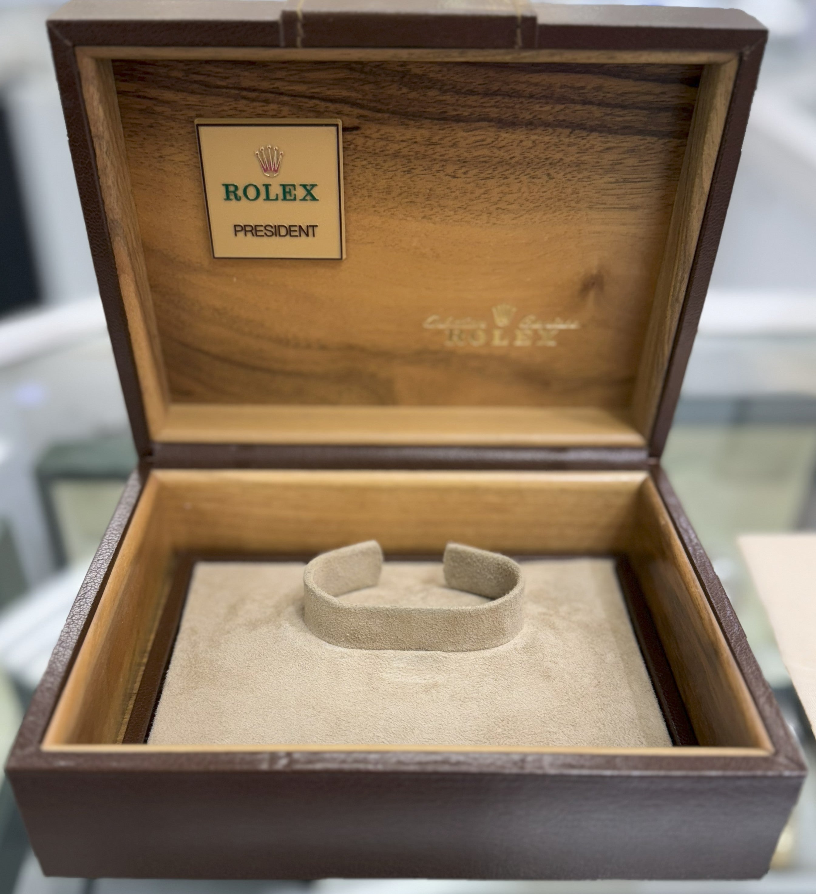 VINTAGE ROLEX WATCH BOX MONTRES ROLEX S.A.GENEVE SUISSE 71.00.06 (Pre-