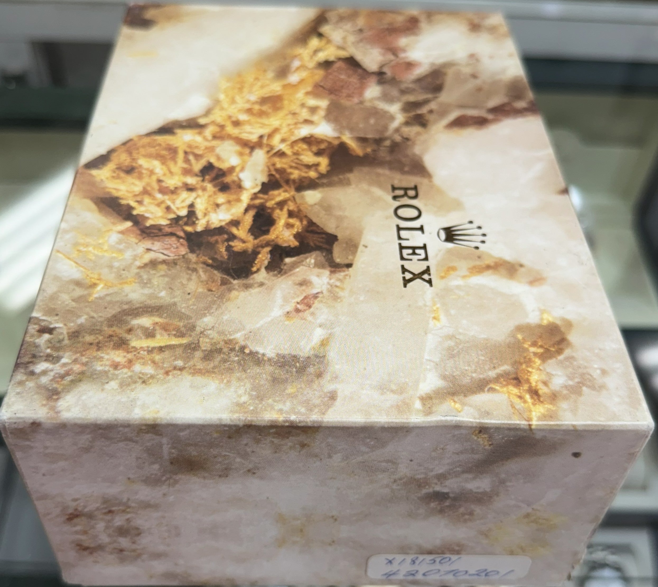 VINTAGE ROLEX WATCH BOX MONTRES ROLEX S.A.-GENEVE SUISSE 60.01.2 (Pre-