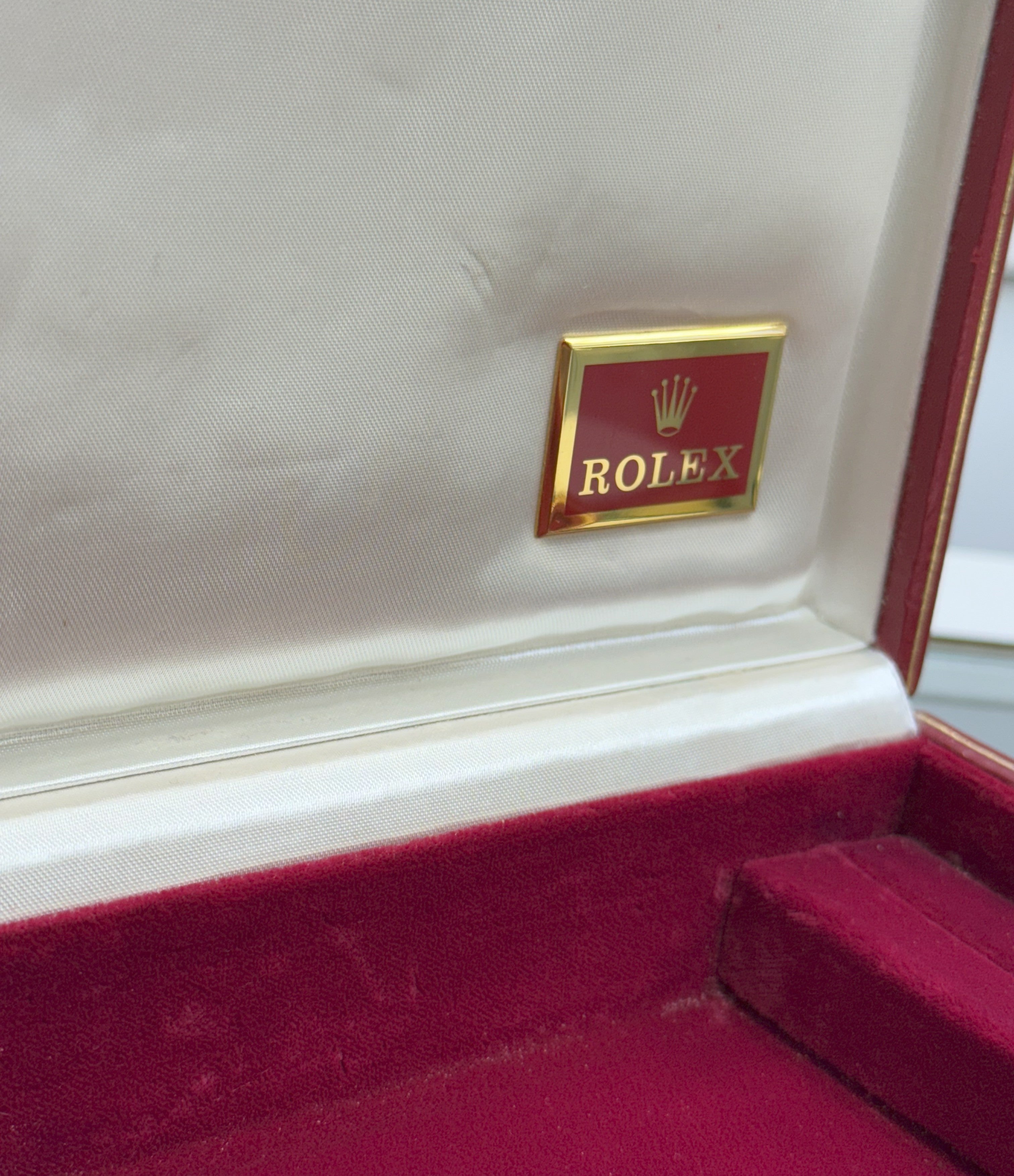 VINTAGE ROLEX WATCH BOX MONTRES ROLEX S.A.-GENEVE SUISSE 60.01.2 (Pre-