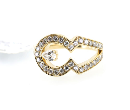 14K Yellow Gold 0.25CT/1.00CT Diamond Ladies Ring, 5.8gm, Size 7 , S17173