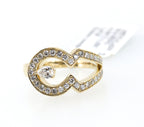 14K Yellow Gold 0.25CT/1.00CT Diamond Ladies Ring, 5.8gm, Size 7 , S17173