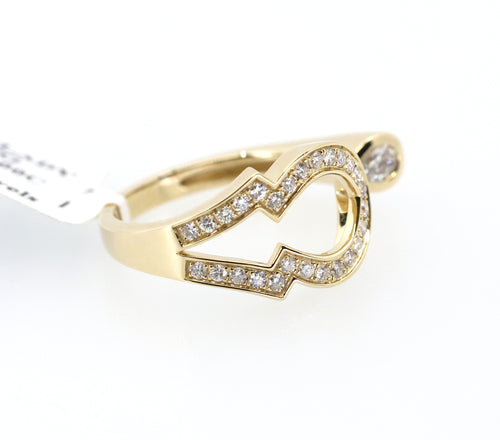 14K Yellow Gold 0.25CT/0.75CT Diamond Ladies Ring, 4.1gm, Size 7.5, S17172